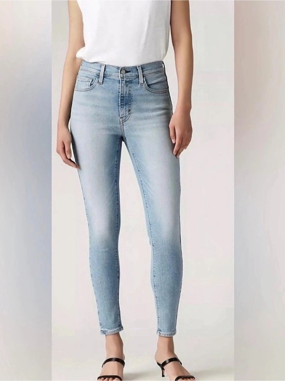 Levi's 720 High-Rise Super Skinny Jeans Blue Waist 27 NWT